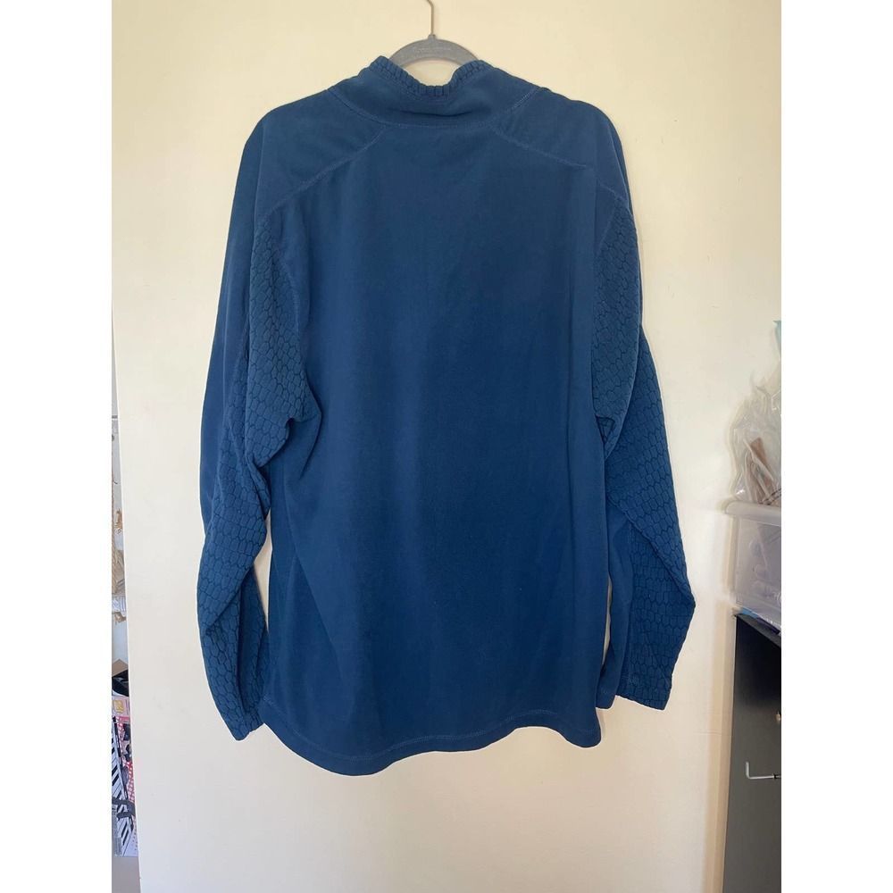 Earth‎ Tec Blue Quarter Zip Sweater XXL Soft - Picture 5 of 7